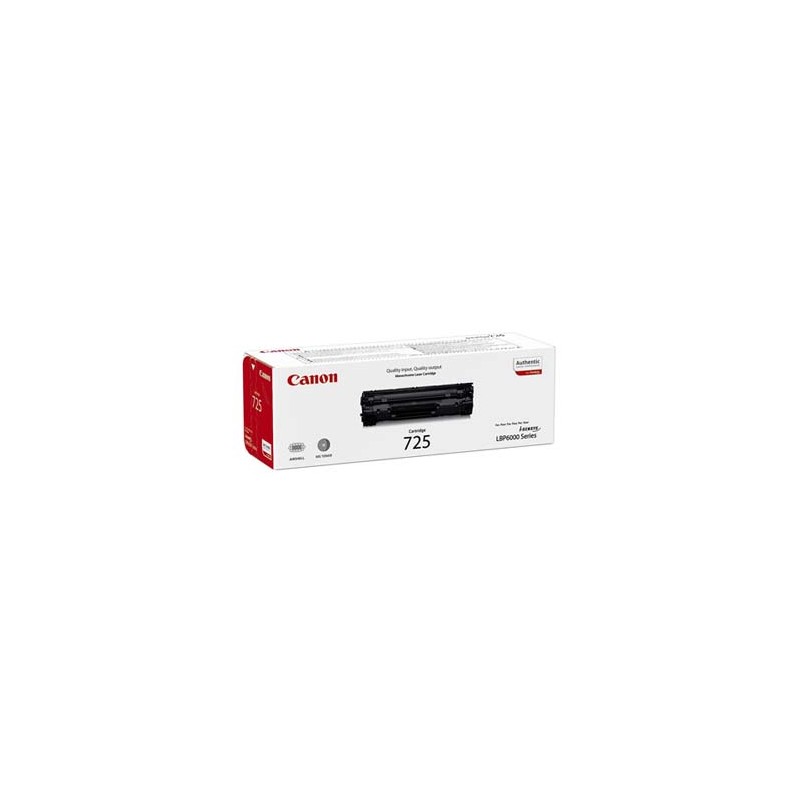 Canon oryginalny toner 725 BK, 3484B002, black, 1600s