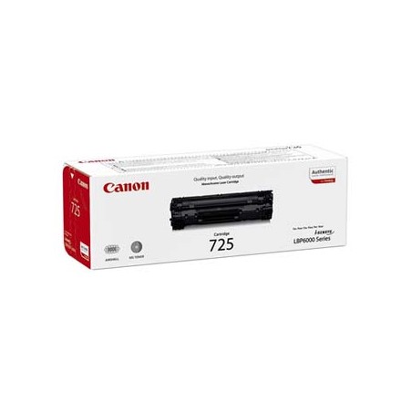 Canon oryginalny toner 725 BK, 3484B002, black, 1600s