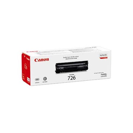 Canon oryginalny toner 726 BK, 3483B002, black, 2100s