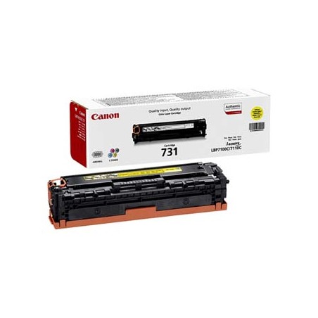 Canon oryginalny toner 731 Y, 6269B002, yellow, 1500s