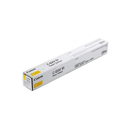 Canon oryginalny toner CEXV51, 0484C002, yellow, 60000s