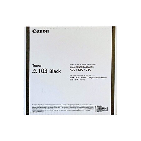 Canon oryginalny toner T03 BK, 2725C001, black, 51500s