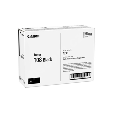 Canon oryginalny toner T08 BK, 3010C006, black, 11000s