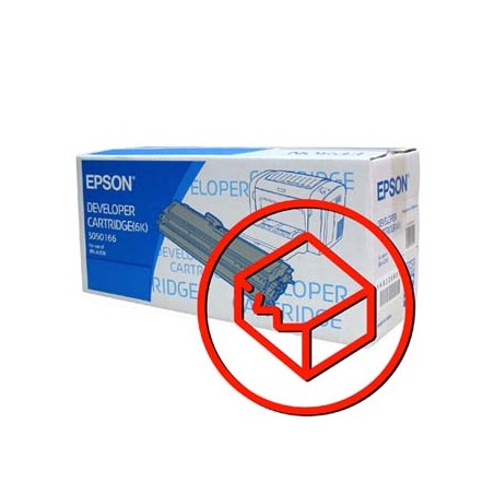 Epson oryginalny toner C13S050166, black, 6000s, uszkodzone opakowanie typ B
