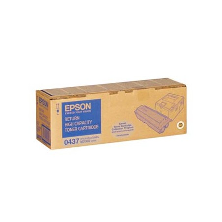 Epson oryginalny toner C13S050437, black, 8000s, return