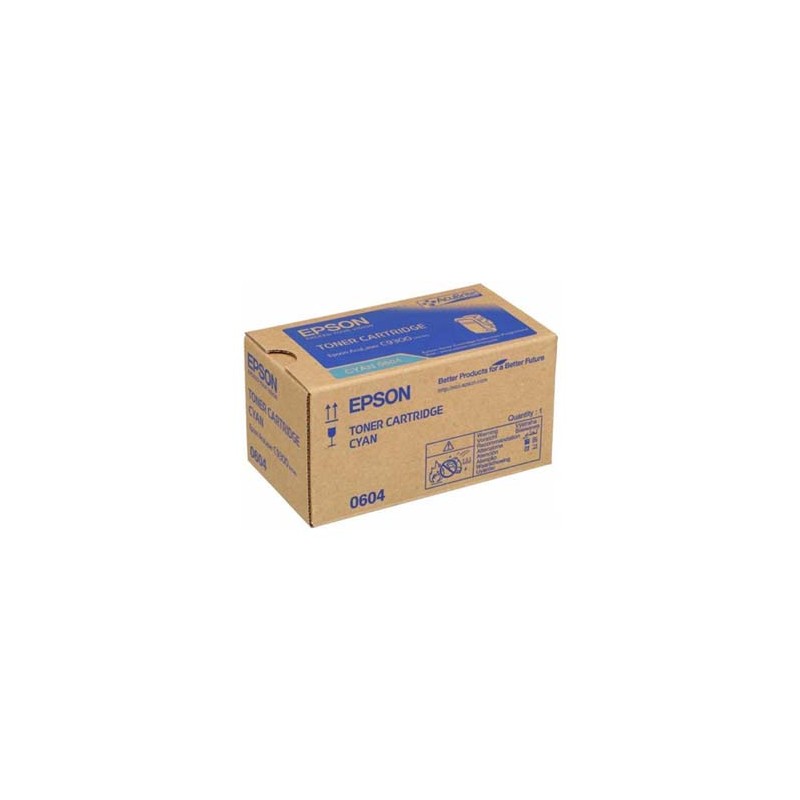 Epson oryginalny toner C13S050604, cyan, 7500s