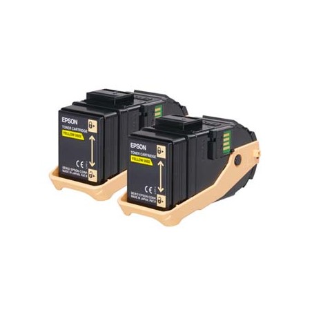 Epson oryginalny toner C13S050606, yellow, 15000s, dual pack