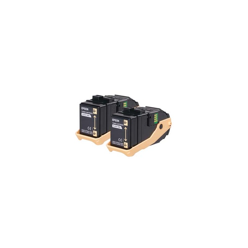Epson oryginalny toner C13S050609, black, 13000s, dual pack