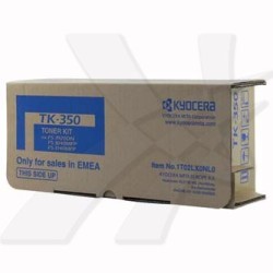 Kyocera oryginalny toner TK350, 1T02LX0NL0, 1T02LX0NLC, 1T02LX0NLS, black, 15000s, zawiera pojemnik na odpady