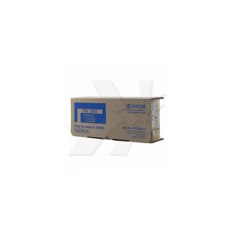 Kyocera oryginalny toner TK350, 1T02LX0NL0, 1T02LX0NLC, 1T02LX0NLS, black, 15000s, zawiera pojemnik na odpady