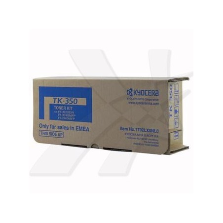 Kyocera oryginalny toner TK350, 1T02LX0NL0, 1T02LX0NLC, 1T02LX0NLS, black, 15000s, zawiera pojemnik na odpady