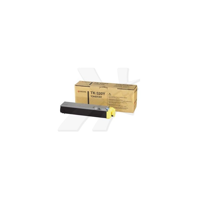 Kyocera oryginalny toner TK520Y, 1T02HJCEU0, yellow, 4000s
