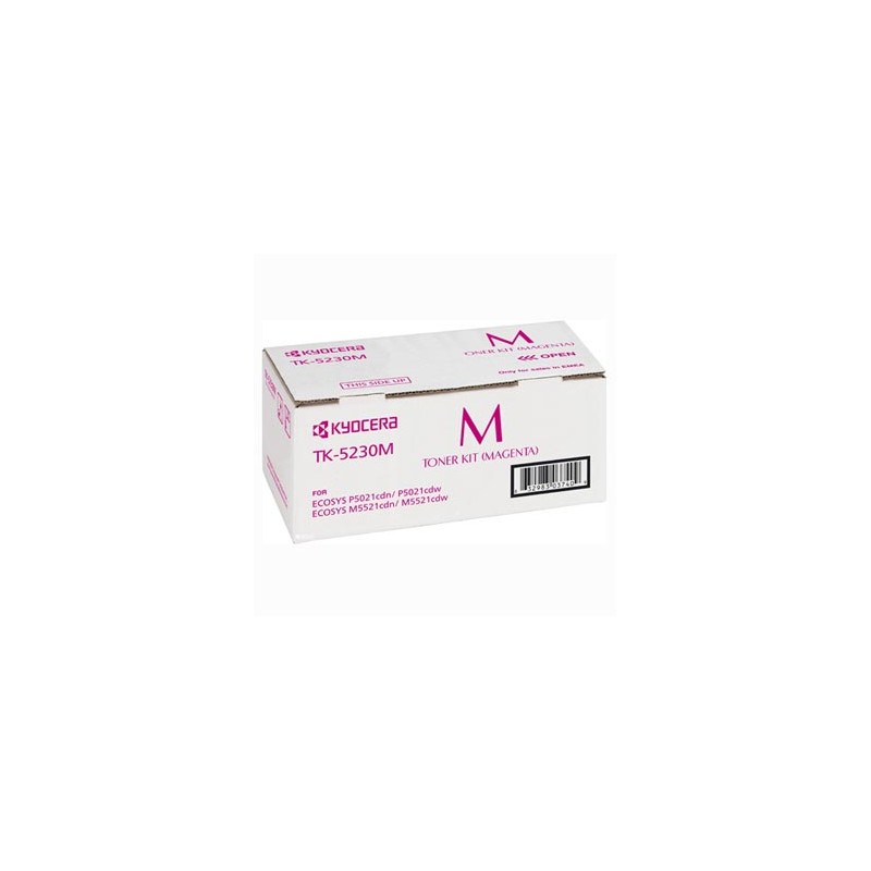 Kyocera oryginalny toner TK-5230M, 1T02R9BNL0, magenta, 2200s