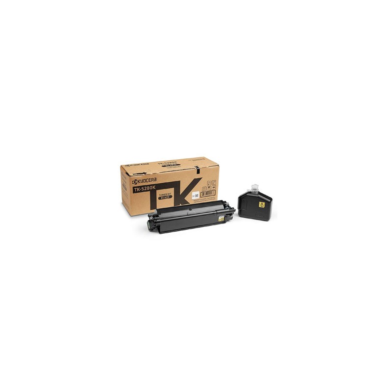 Kyocera oryginalny toner TK-5280K, 1T02TW0NL0, black, 13000s, zawiera pojemnik na odpady