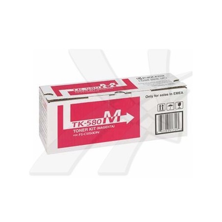 Kyocera oryginalny toner TK580M, 1T02KTBNL0, magenta, 2800s
