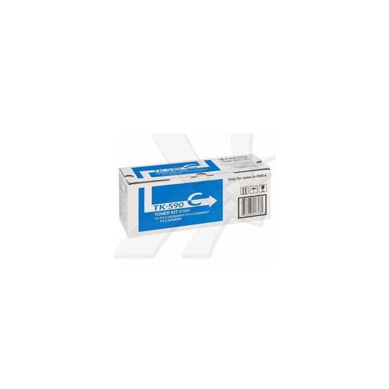 Kyocera oryginalny toner TK590C, 1T02KVCNL0, cyan, 5000s