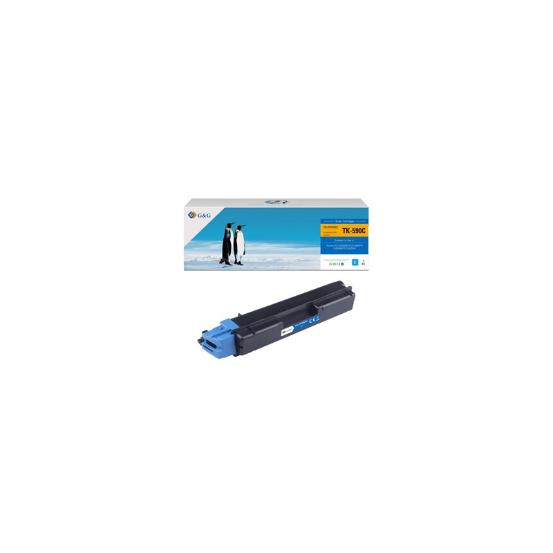 G&G kompatybilny toner z Kyocera TK590C, NT-CKTK590C, cyan, 5000s