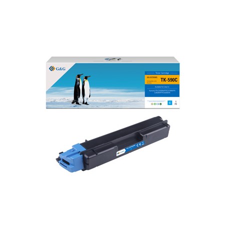 G&G kompatybilny toner z Kyocera TK590C, NT-CKTK590C, cyan, 5000s