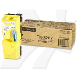 Kyocera oryginalny toner TK820Y, 1T02HPAEU, yellow, 7000s