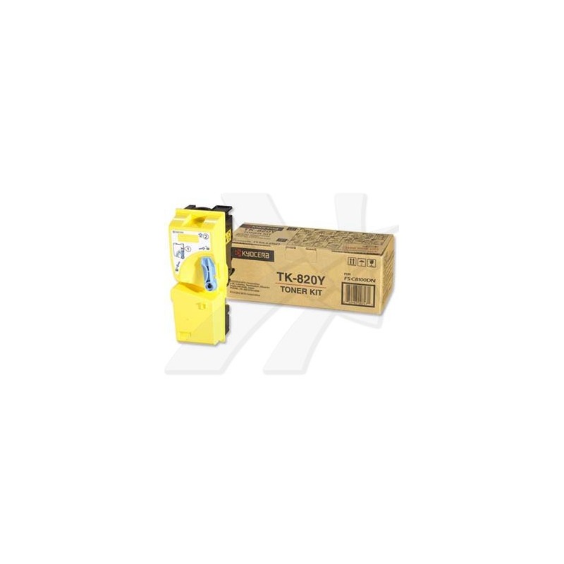 Kyocera oryginalny toner TK820Y, 1T02HPAEU, yellow, 7000s