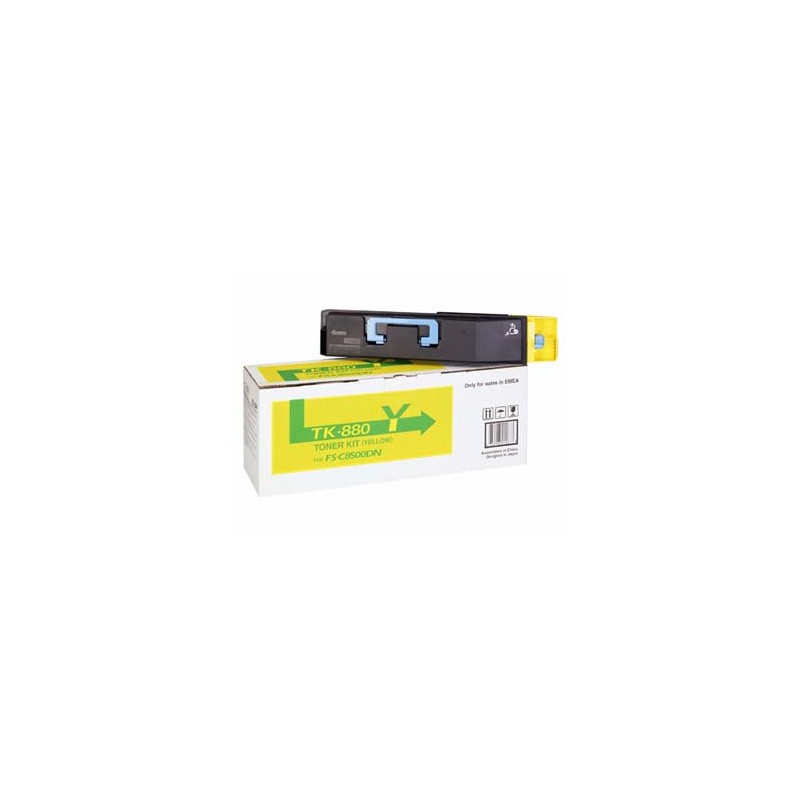 Kyocera oryginalny toner TK880Y, 1T02KAANL0, yellow, 18000s