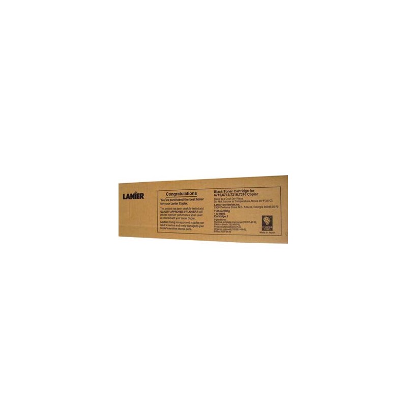 Lanier oryginalny toner 117-0195, black, 6000s, 200g