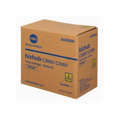 Konica Minolta oryginalny toner A5X0250, TNP48Y, yellow, 10000s