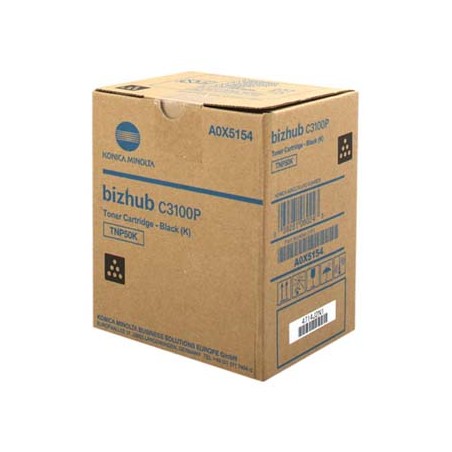 Konica Minolta oryginalny toner A0X5154, TNP-50K, black, 5000/4700s