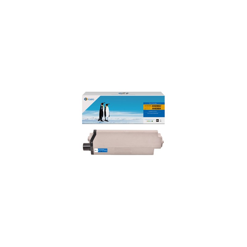 G&G kompatybilny toner z OKI 44469804, NT-COC510FBK, black, 5000s