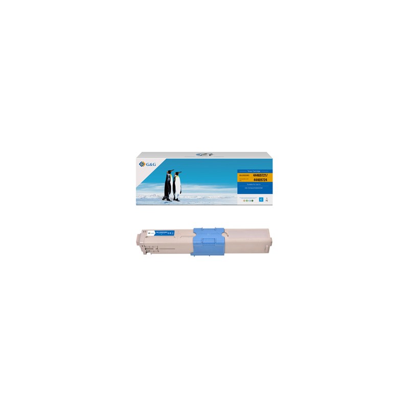 G&G kompatybilny toner z OKI 44469724, NT-COC510FC, cyan, 5000s