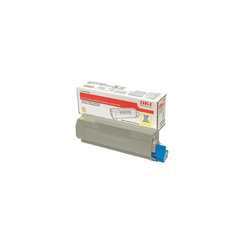 OKI oryginalny toner 46490401, yellow, 1500s
