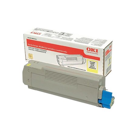OKI oryginalny toner 46490401, yellow, 1500s
