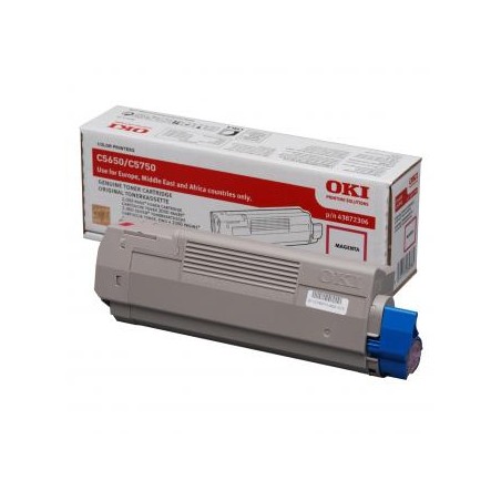 OKI oryginalny toner 43872306, magenta, 2000s