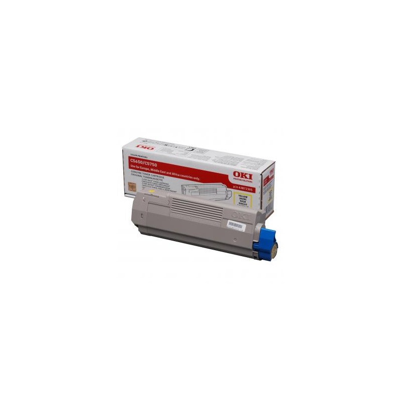 OKI oryginalny toner 43872305, yellow, 2000s