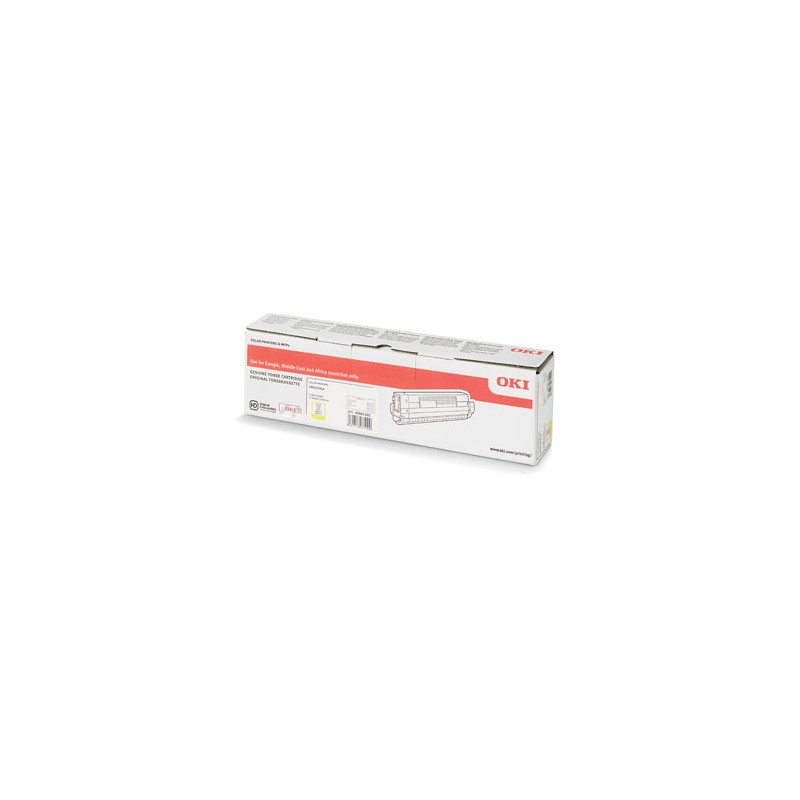 OKI oryginalny toner 46861305, yellow, 10000s