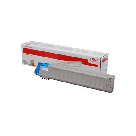 OKI oryginalny toner 43837131, cyan, 22000s