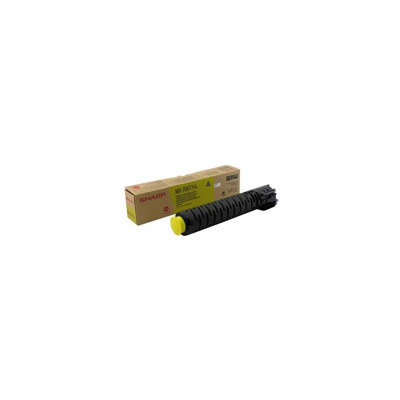 Sharp oryginalny toner MX-70GTYA, yellow, 32000s