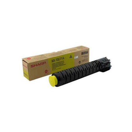 Sharp oryginalny toner MX-70GTYA, yellow, 32000s