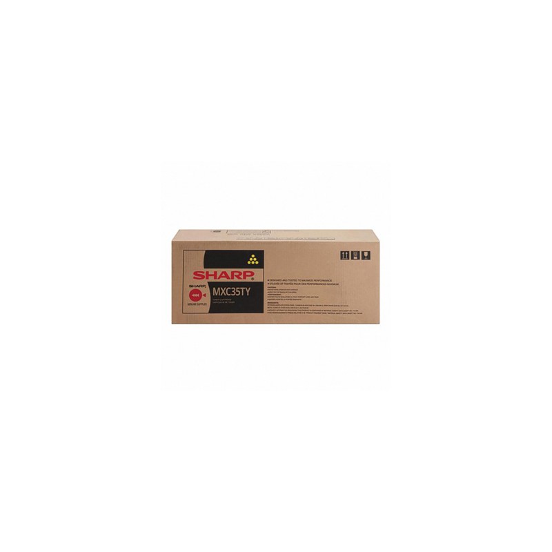 Sharp oryginalny toner MX-C35TY, yellow, 6000s