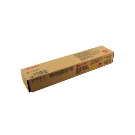Sharp oryginalny toner MX-C38GTY, yellow, 10000s