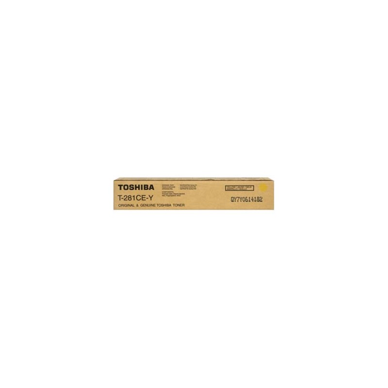 Toshiba oryginalny toner T281CEY, 6AK00000107, yellow, 10000s