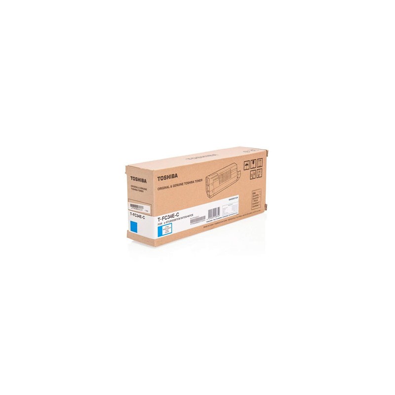 Toshiba oryginalny toner T-FC34EC, 6A000001524, 6A000001809, cyan, 11500s