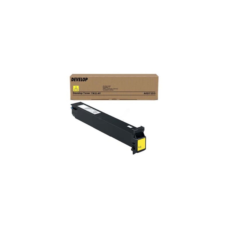 Develop oryginalny toner A0D72D3, TN-214Y, yellow, 18500s