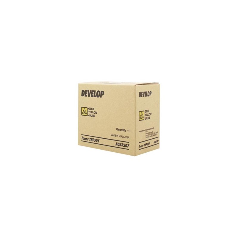 Develop oryginalny toner A0X52D7, TNP-50Y, yellow, 5000s