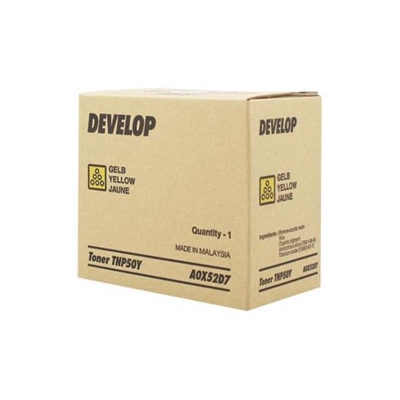 Develop oryginalny toner A0X52D7, TNP-50Y, yellow, 5000s