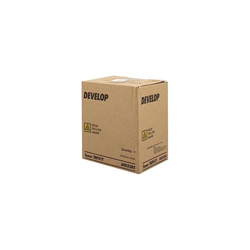 Develop oryginalny toner A0X52D5, TNP51Y, yellow, 5000s