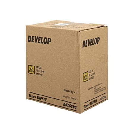 Develop oryginalny toner A0X52D5, TNP51Y, yellow, 5000s