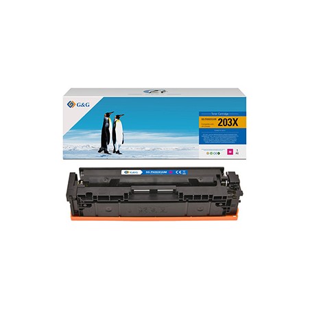 G&G kompatybilny toner z Canon 045HM/054HM, HP CF543X/CF403X, NT-PH203XUUM, magenta, 2200s