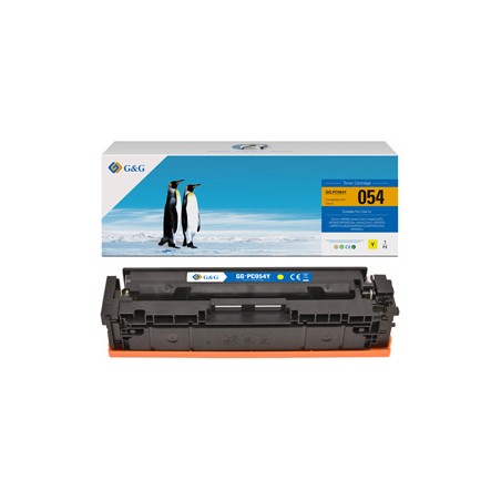 G&G kompatybilny toner z Canon 054Y, NT-PC054Y, yellow, 1200s
