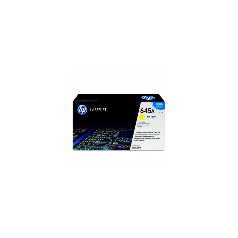 HP oryginalny toner C9732A, HP 645A, yellow, 12000s